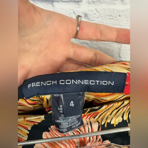 French connection flower skirt size 4 - Picture 5 of 6